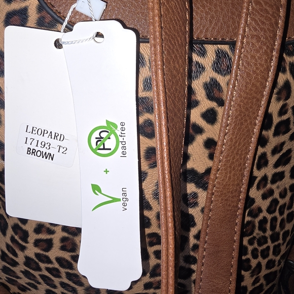 Leopard Print Backpack - Picture 6 of 10